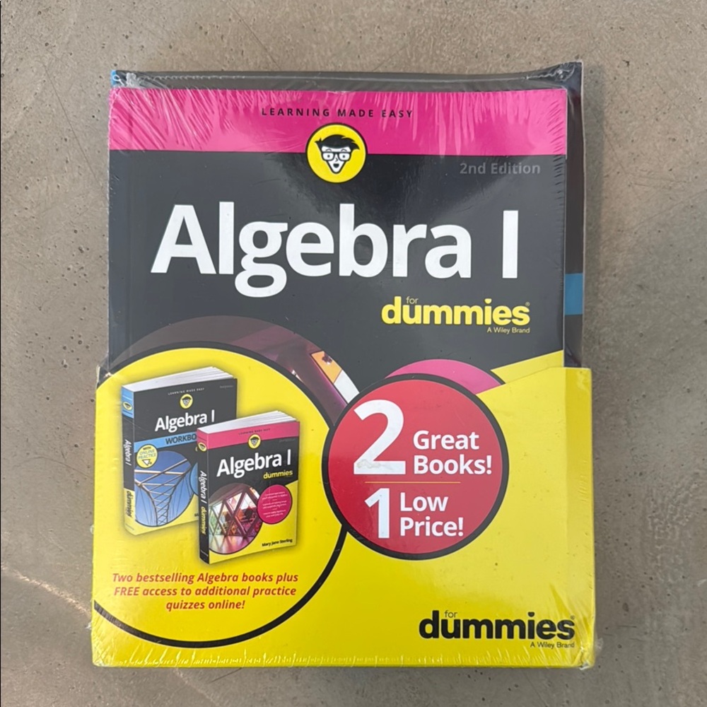 Algebra I for Dummies Book Set